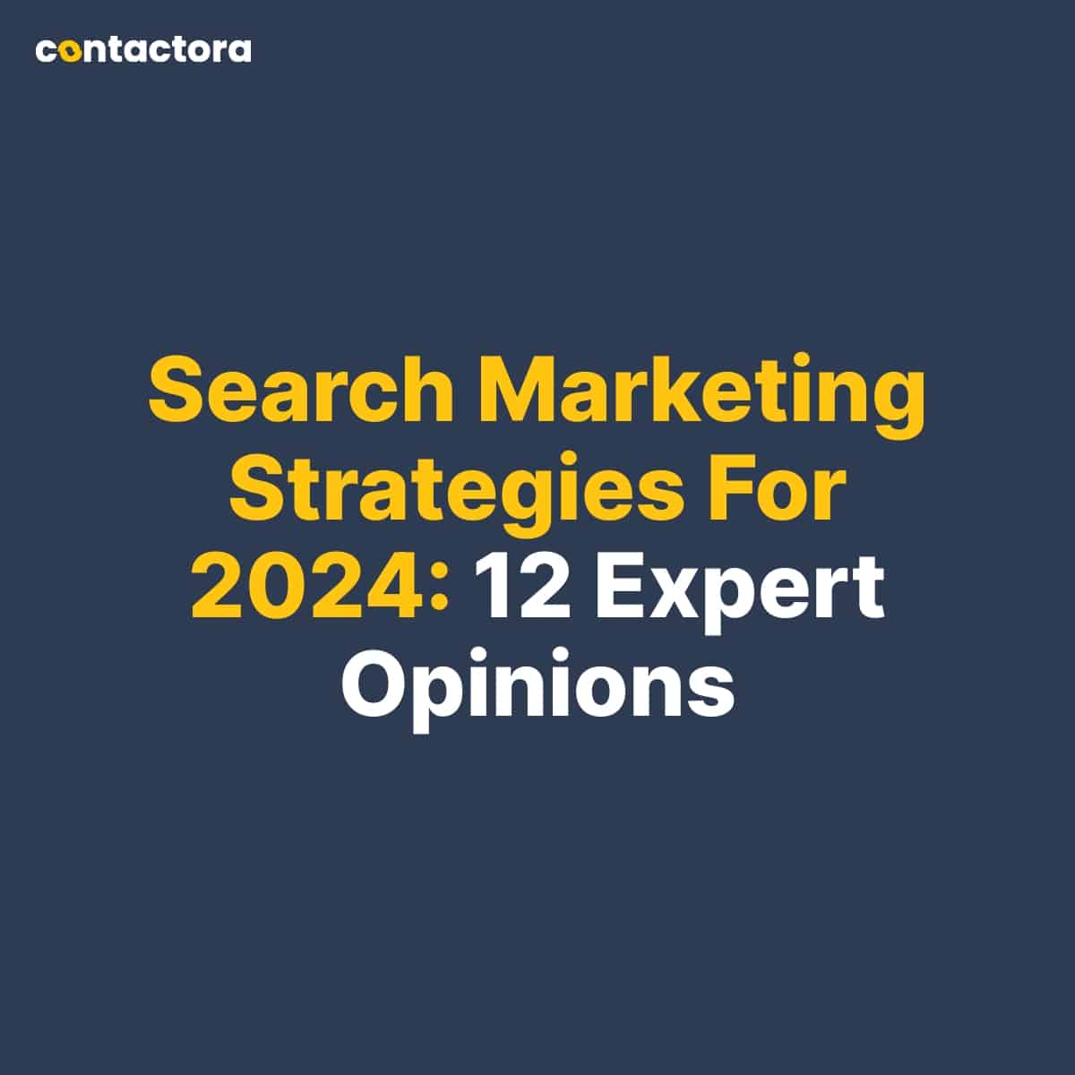 2024 SEO Strategies Expert Insights & Tips Contactora